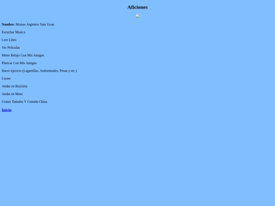 aficiones screenshot