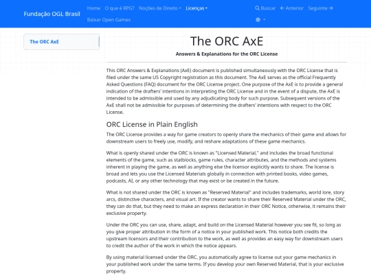 licencas/orc/ORC-AxE screenshot