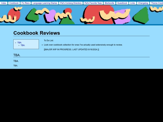 reviews/cookbooks screenshot