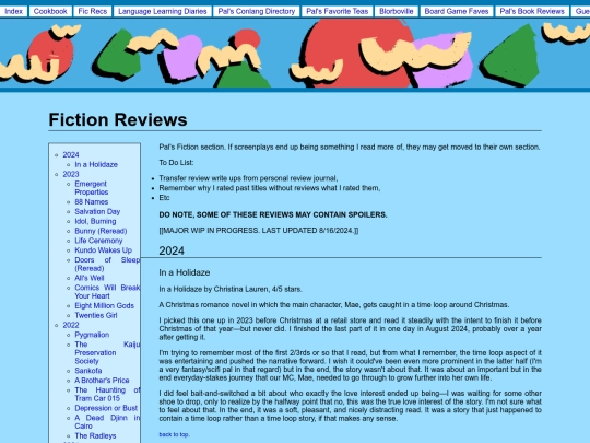 reviews/fiction screenshot