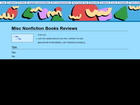 reviews/nonfiction screenshot