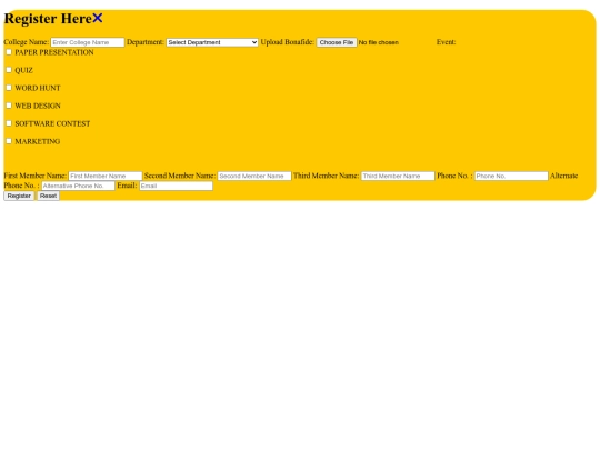 mregister screenshot