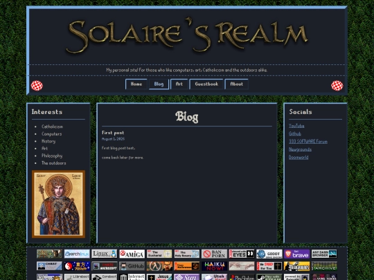 blog screenshot