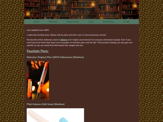 fountainpens screenshot