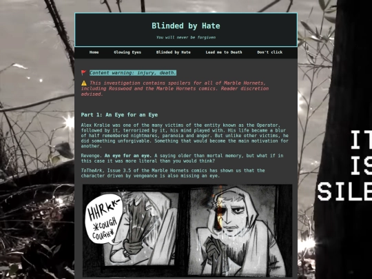 blindedbyhate screenshot