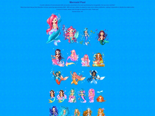scrapbook/mermaidpool/mermaids screenshot