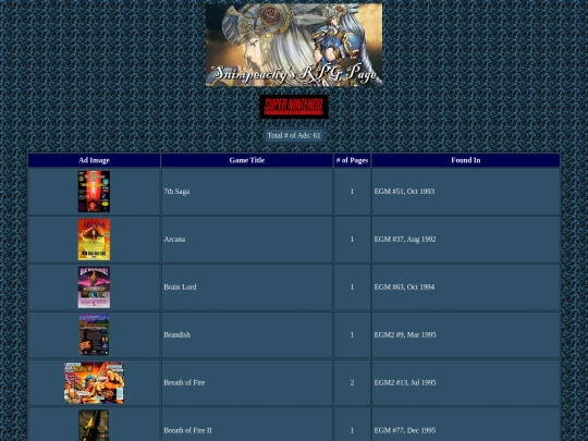 snes screenshot