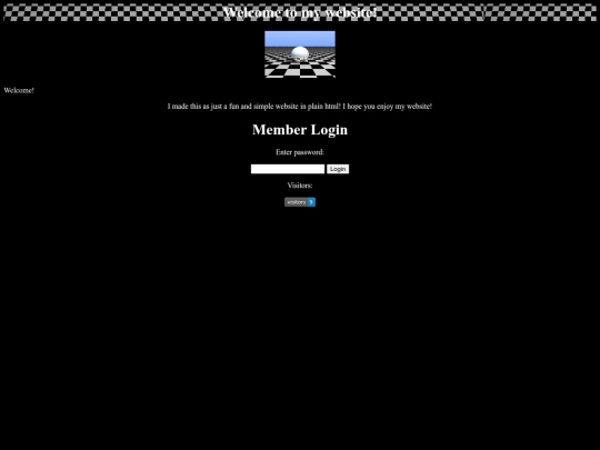 My webpage screenshot