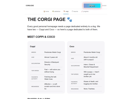 corgi screenshot