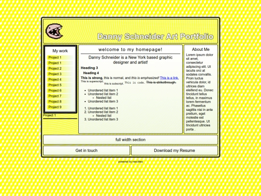 index screenshot