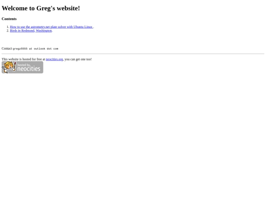 index screenshot