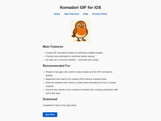 komadorigif screenshot