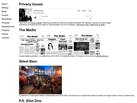 projects screenshot