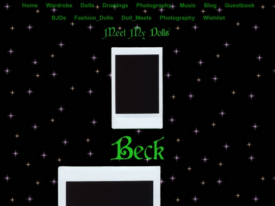 Dolls/BJD Pages/Beck screenshot