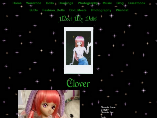 Dolls/BJD Pages/Clover screenshot