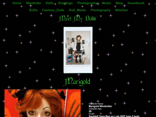 Dolls/BJD Pages/Marigold screenshot
