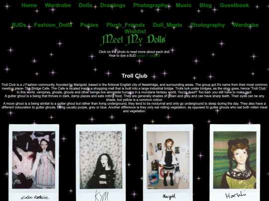 Dolls/BJD_main_page screenshot
