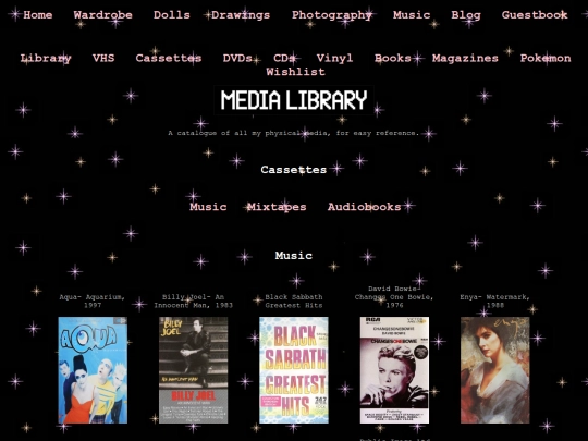 Media Library/casettes screenshot