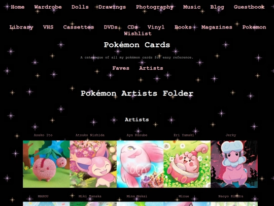 Pokemon/pokeartists screenshot