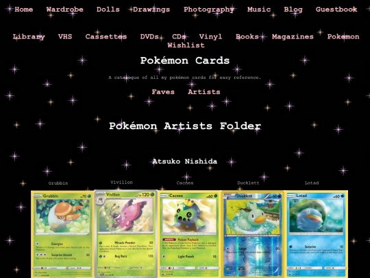 Pokemon/pokeartists/atsukonishida screenshot