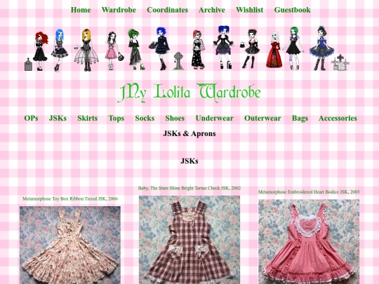 Wardrobe Pages/jsks screenshot