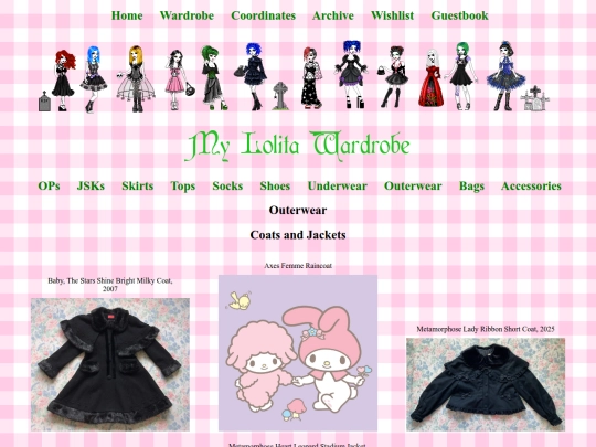 Wardrobe Pages/outerwear screenshot