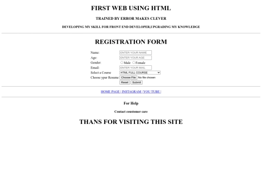 HTML JOURNEY/register screenshot