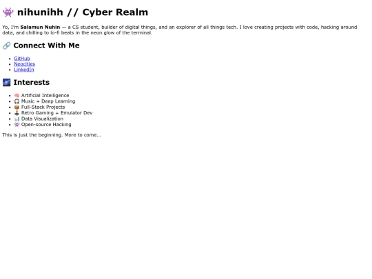 index screenshot