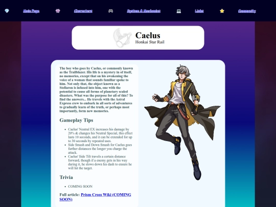 char_caelus screenshot