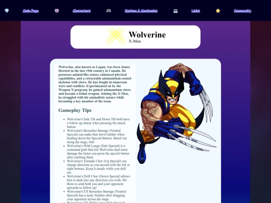 char_wolverine screenshot