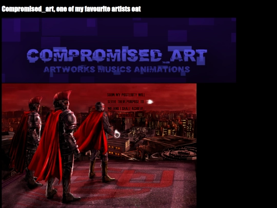 compromisedartblog screenshot
