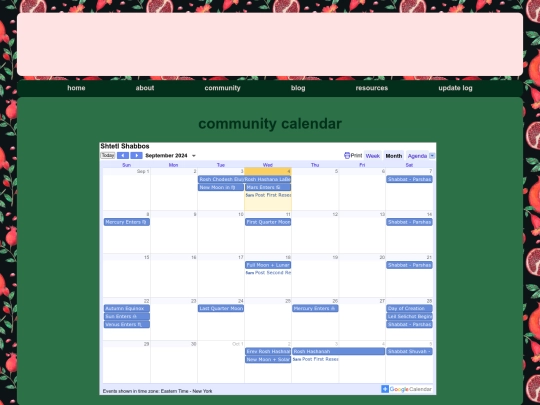 communitycalendar screenshot