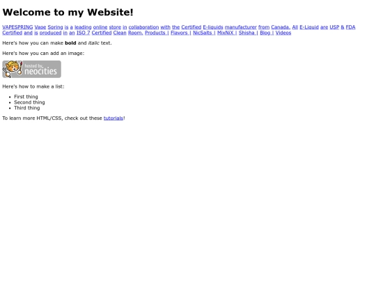 index screenshot