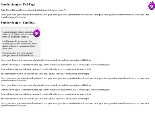 colettes/ui/scrollbar-previewer screenshot