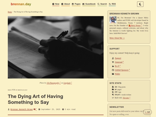 the-dying-art-of-having-something-to-say screenshot