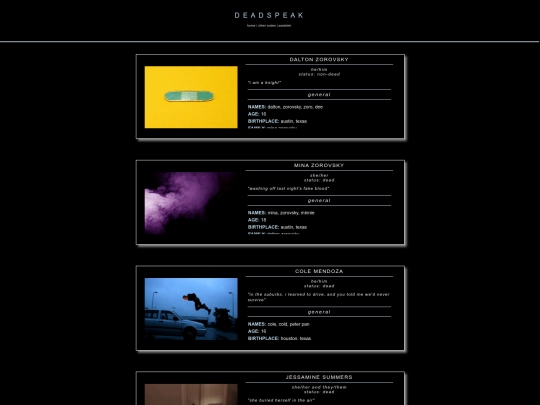 index screenshot