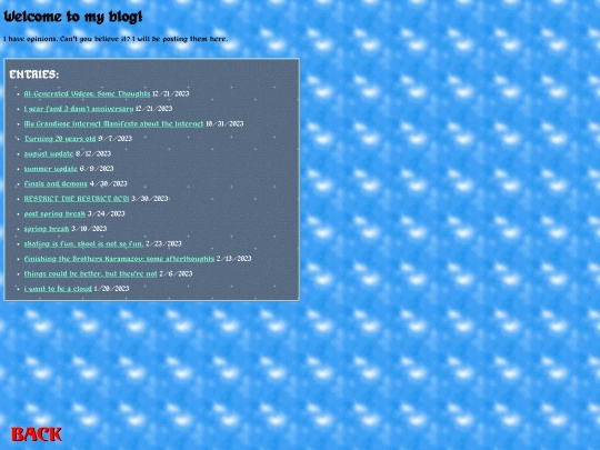 blog screenshot