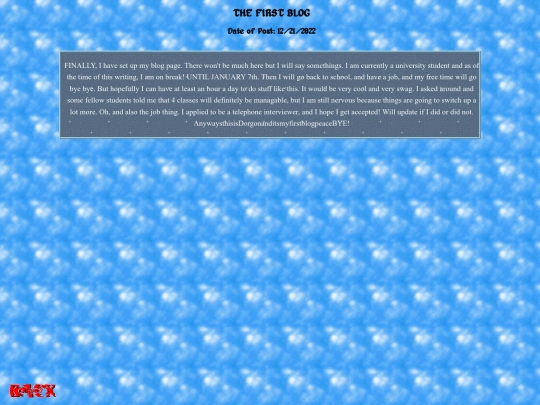 blog/firstblog screenshot
