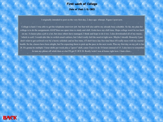 blog/firstweekofcollege screenshot
