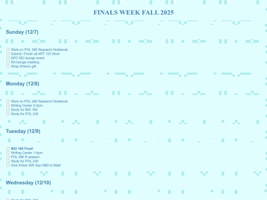 finalsweek screenshot
