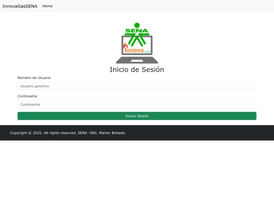 InnovaGasSENA screenshot
