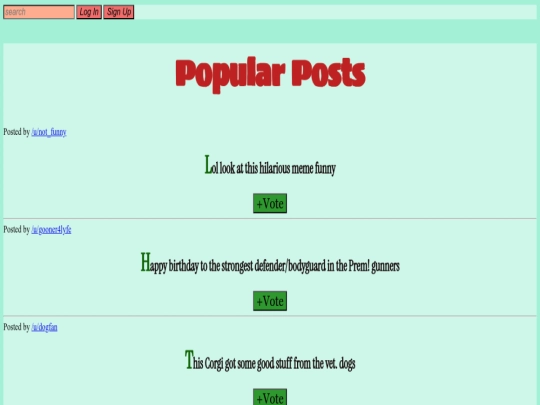 index screenshot