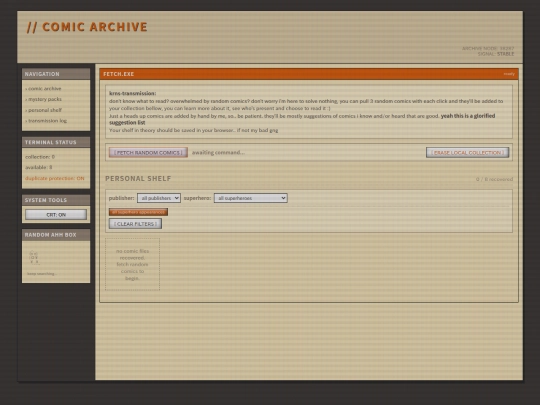 Storage/psithurism screenshot