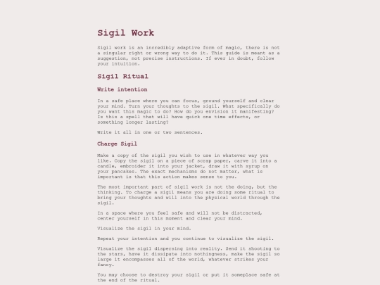 sigils screenshot