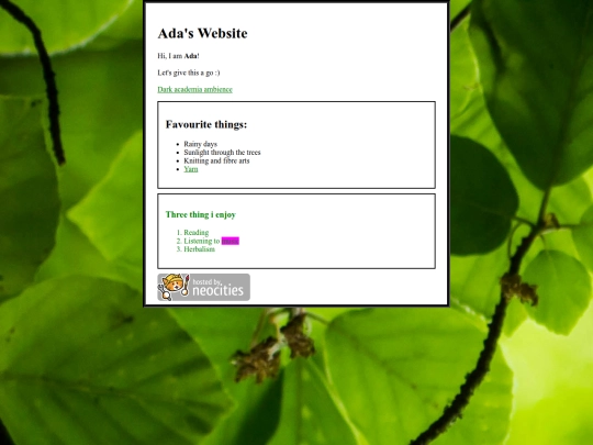 index screenshot