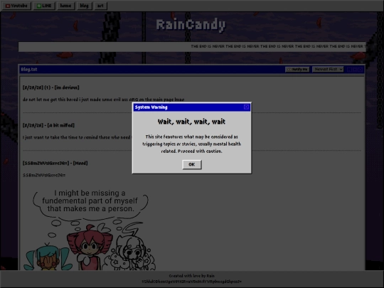 blog screenshot
