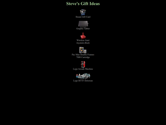 gifts screenshot