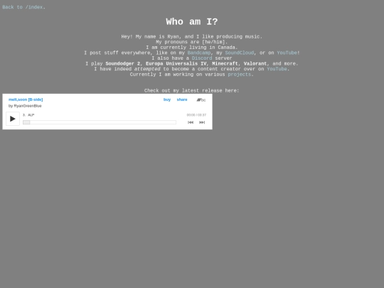 aboutme screenshot