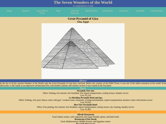 html/giza screenshot