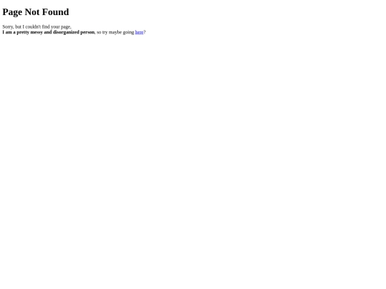 not_found screenshot